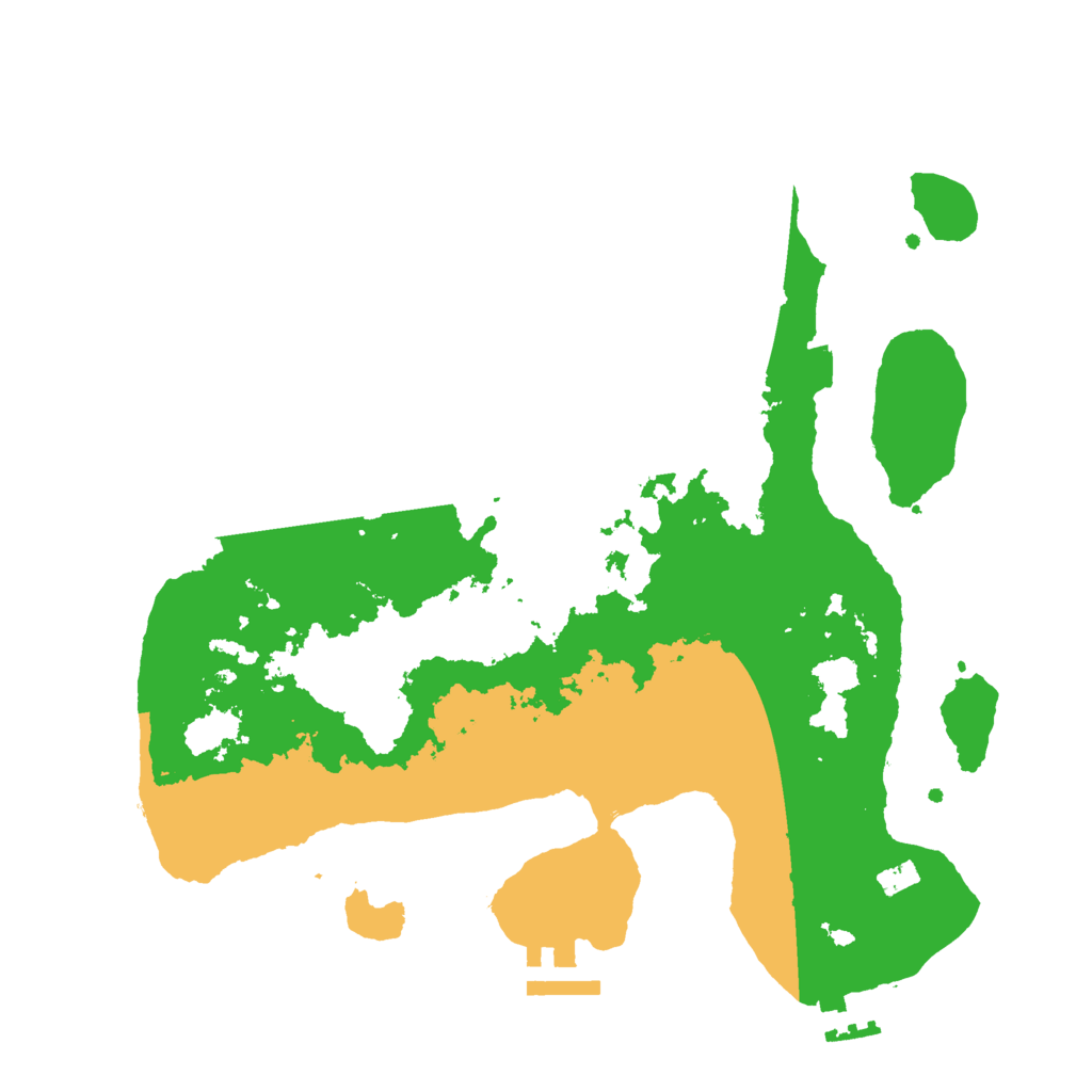 Biome Rust Map: Procedural Map, Size: 3000, Seed: 8745