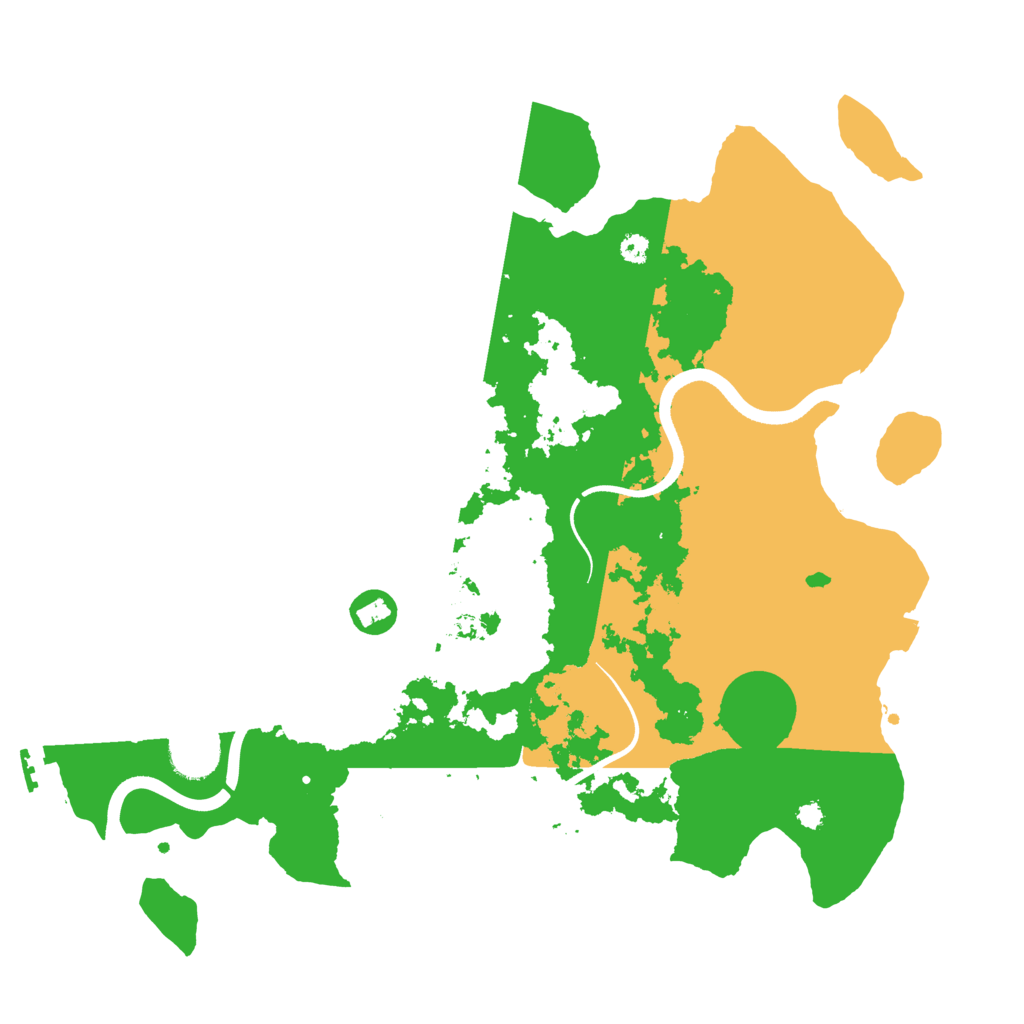 Biome Rust Map: Procedural Map, Size: 3600, Seed: 2557767