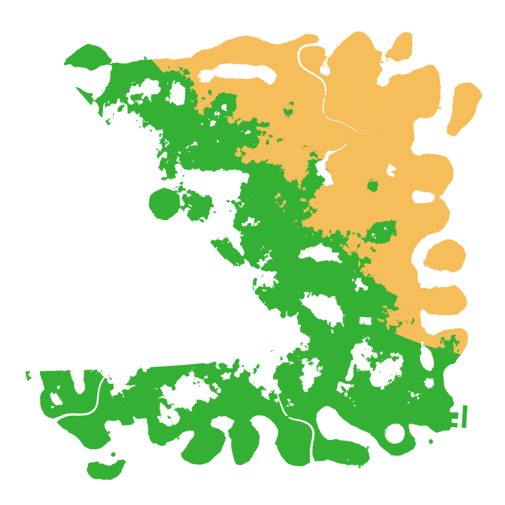 Biome Rust Map: Procedural Map, Size: 4500, Seed: 20211202
