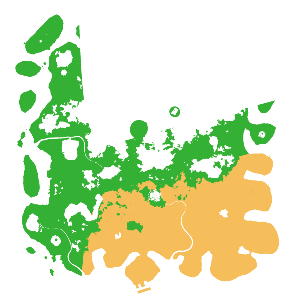 Biome Rust Map: Procedural Map, Size: 4500, Seed: 683937754
