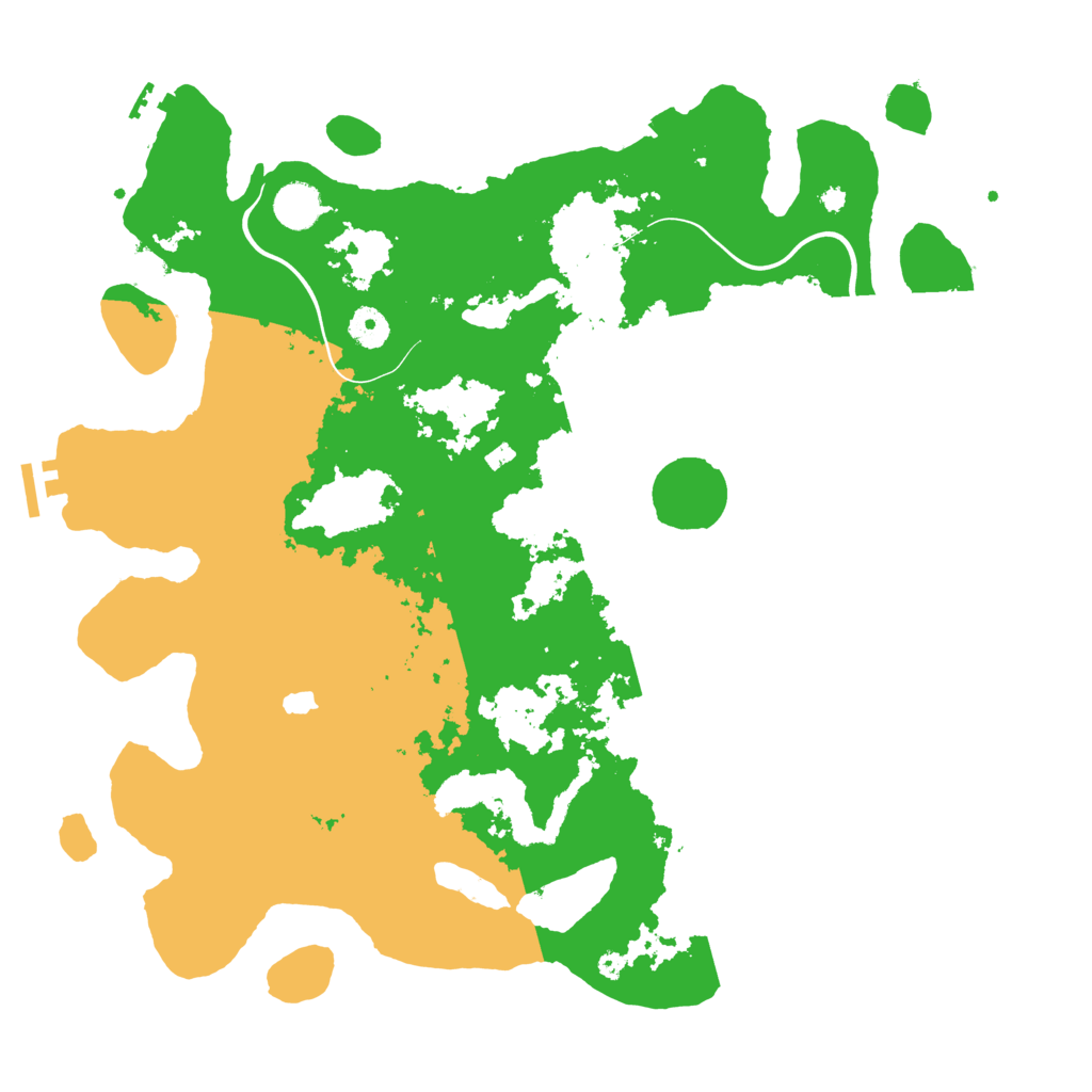 Biome Rust Map: Procedural Map, Size: 4100, Seed: 201509217