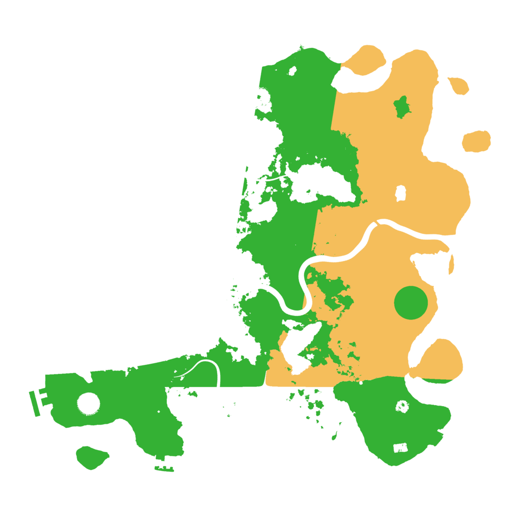 Biome Rust Map: Procedural Map, Size: 4050, Seed: 1957399474