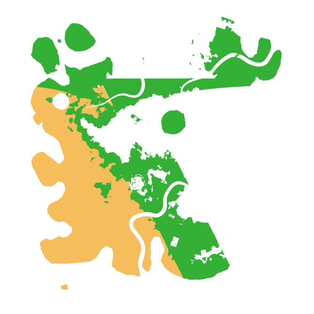 Biome Rust Map: Procedural Map, Size: 3500, Seed: 1885258603