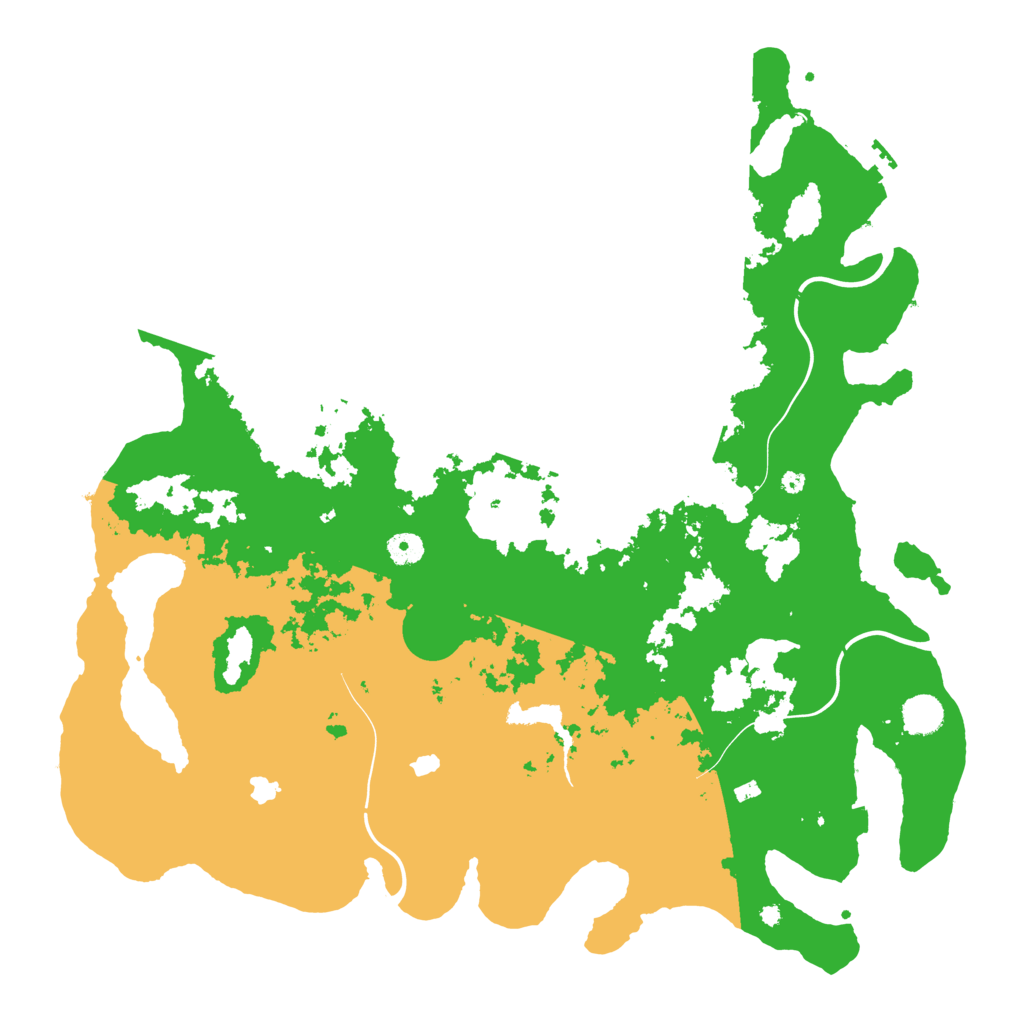 Biome Rust Map: Procedural Map, Size: 4500, Seed: 68268995