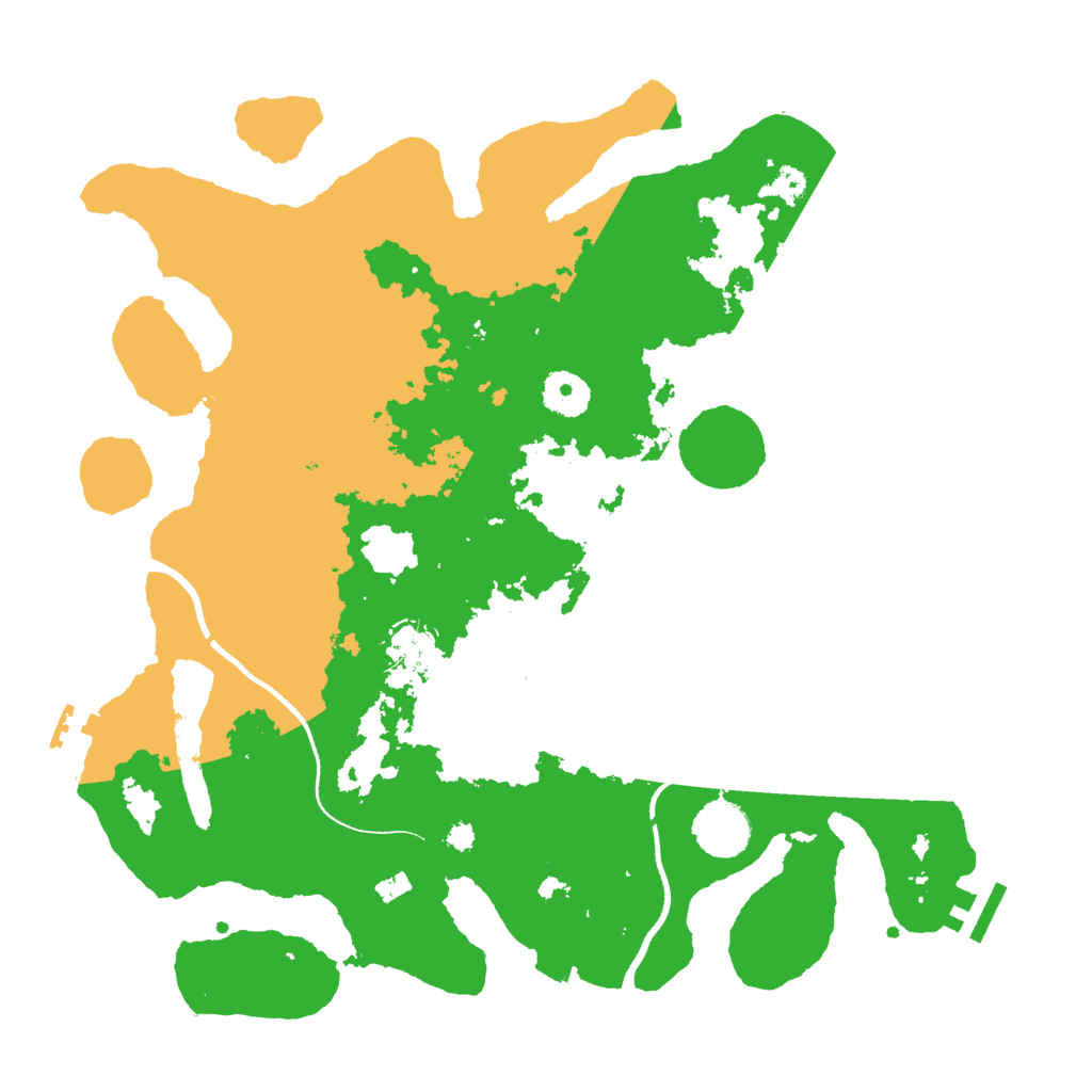 Biome Rust Map: Procedural Map, Size: 3550, Seed: 1402316968