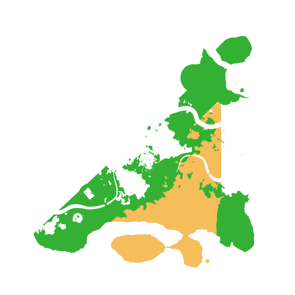 Biome Rust Map: Procedural Map, Size: 3000, Seed: 16892