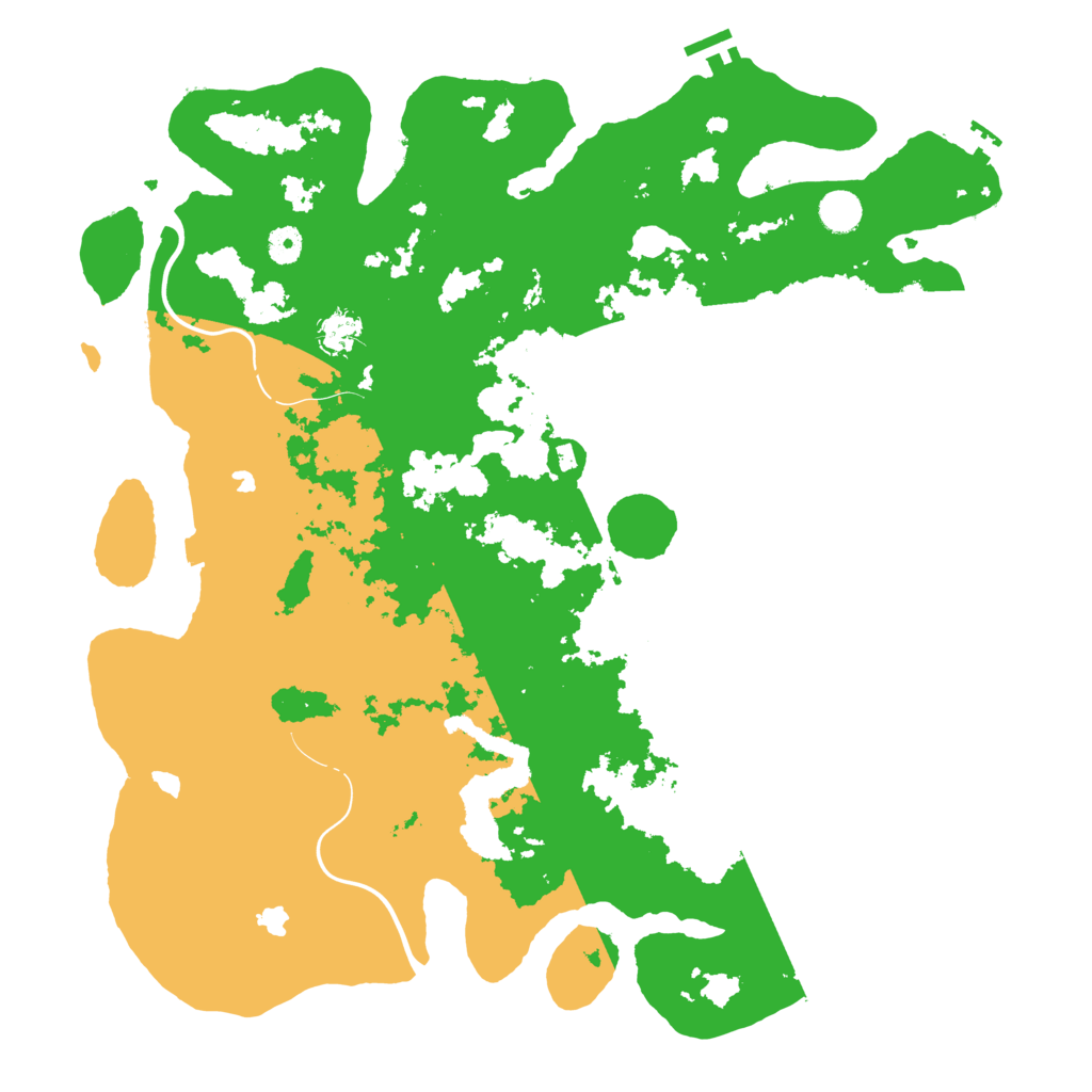 Biome Rust Map: Procedural Map, Size: 4500, Seed: 1931767569