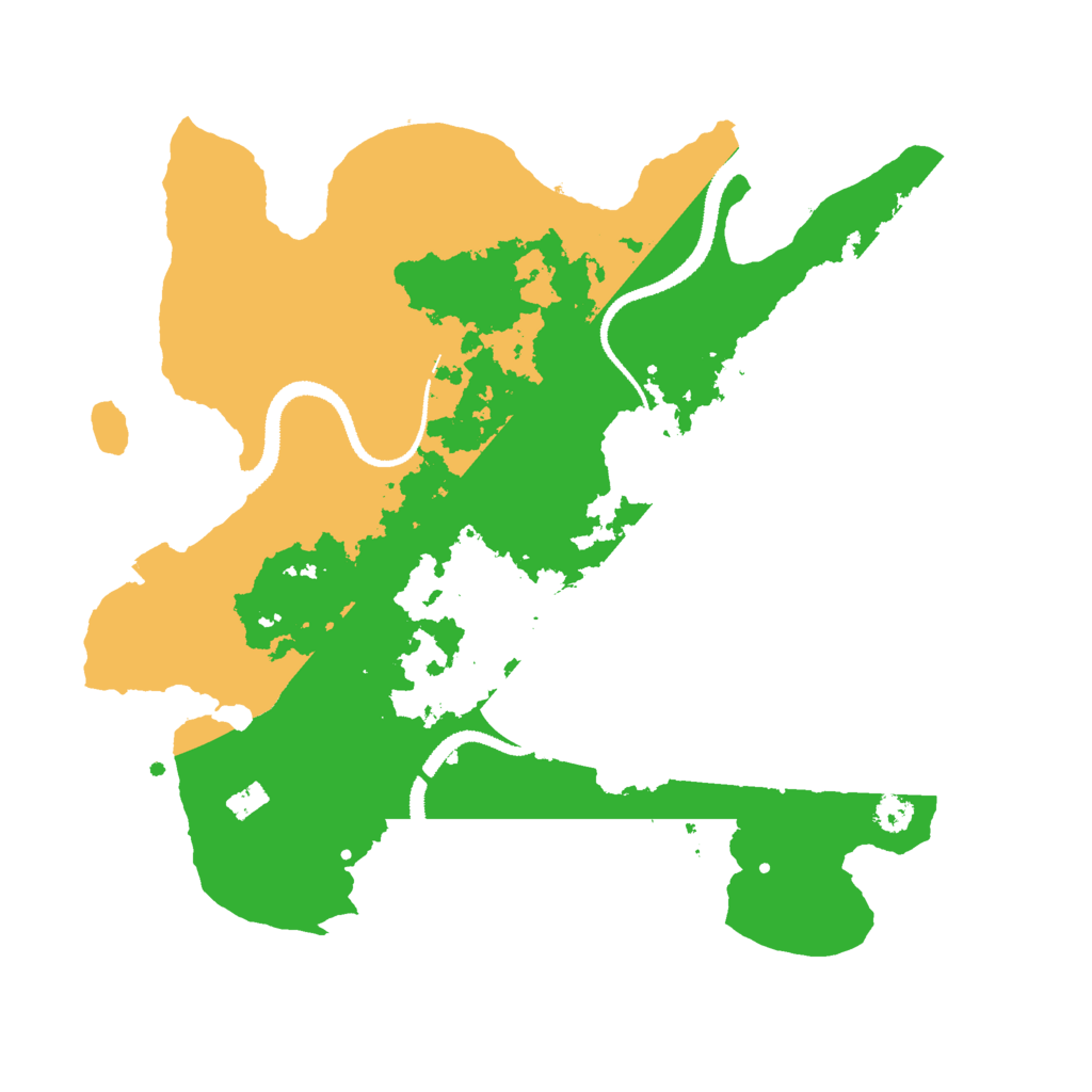 Biome Rust Map: Procedural Map, Size: 3000, Seed: 2071127591
