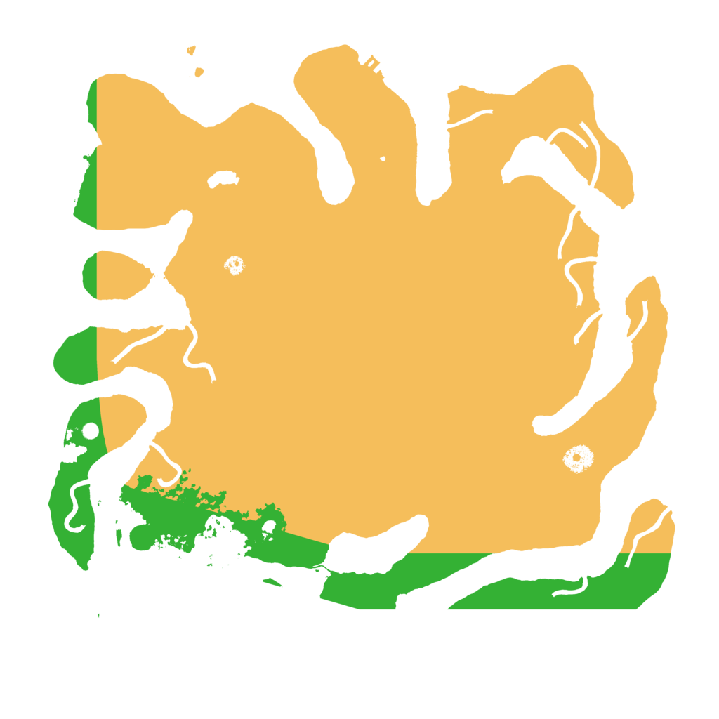 Biome Rust Map: Procedural Map, Size: 3850, Seed: 2037367618