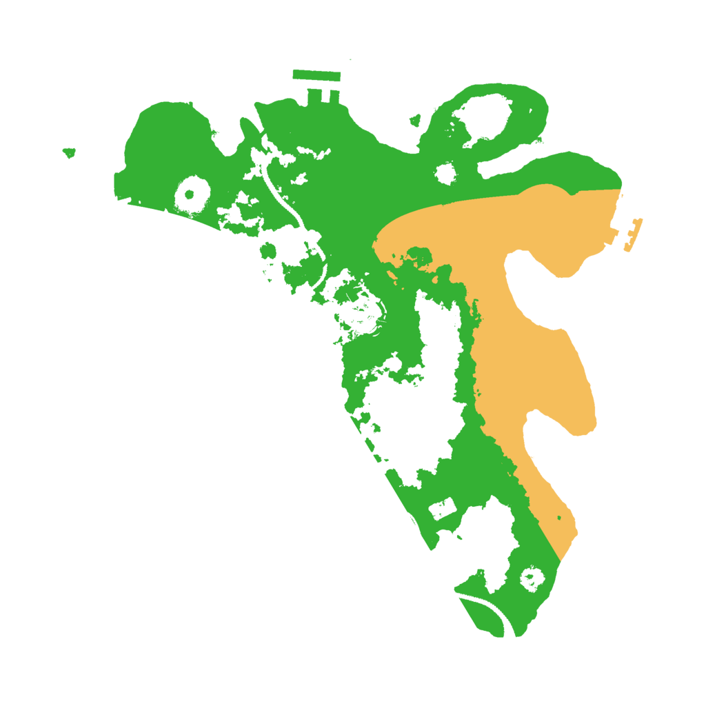 Biome Rust Map: Procedural Map, Size: 3000, Seed: 449853215