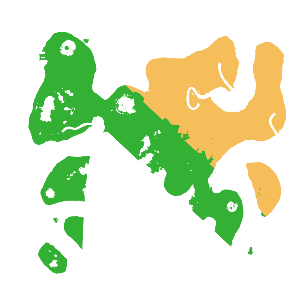 Biome Rust Map: Procedural Map, Size: 3000, Seed: 8675990