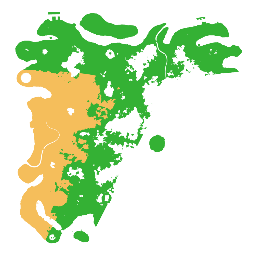 Biome Rust Map: Procedural Map, Size: 4500, Seed: 4072