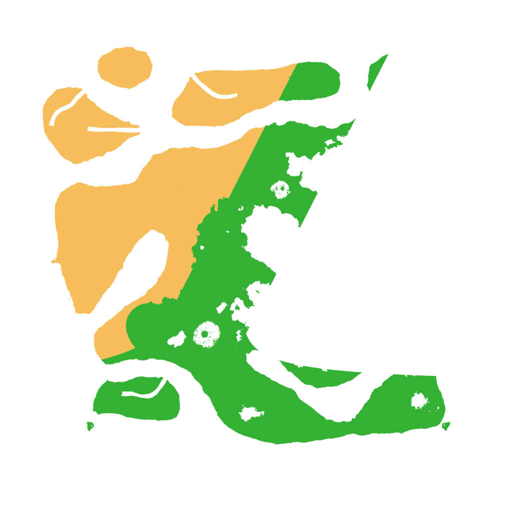 Biome Rust Map: Procedural Map, Size: 3000, Seed: 396525
