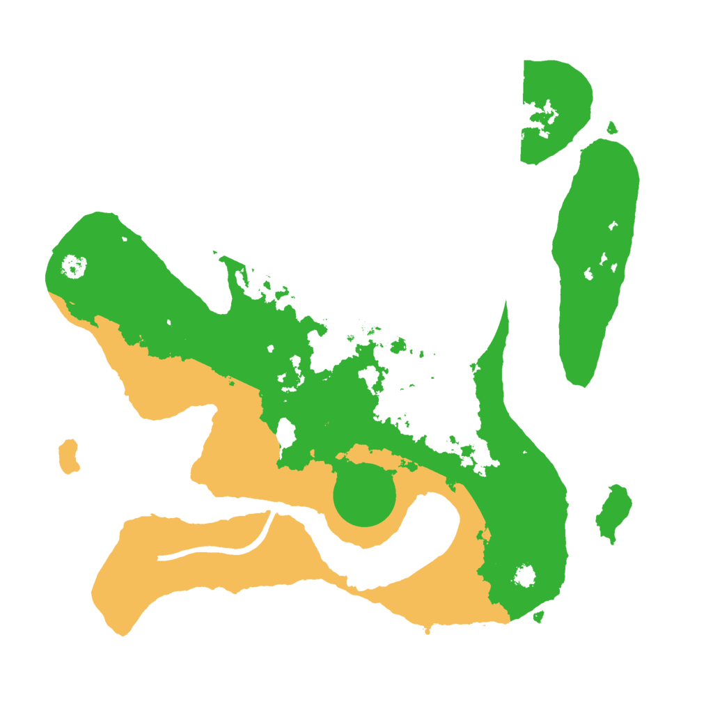 Biome Rust Map: Procedural Map, Size: 3000, Seed: 2430910