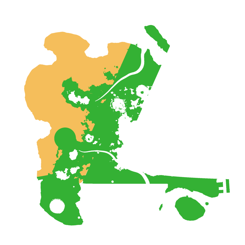 Biome Rust Map: Procedural Map, Size: 3000, Seed: 757743