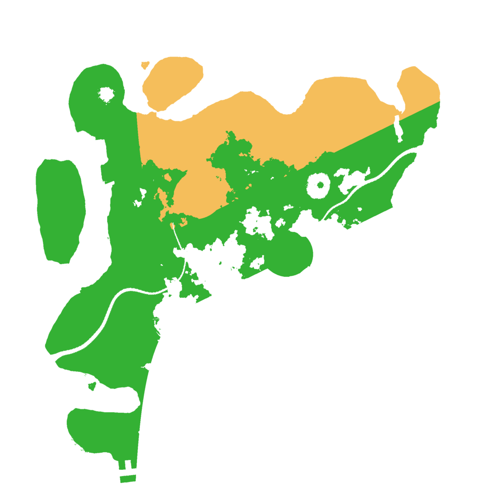 Biome Rust Map: Procedural Map, Size: 3000, Seed: 945380