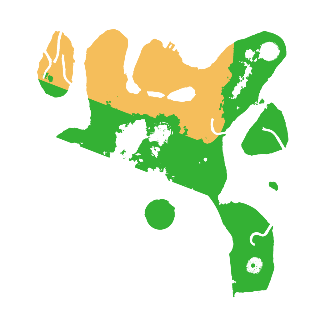 Biome Rust Map: Procedural Map, Size: 3000, Seed: 323725