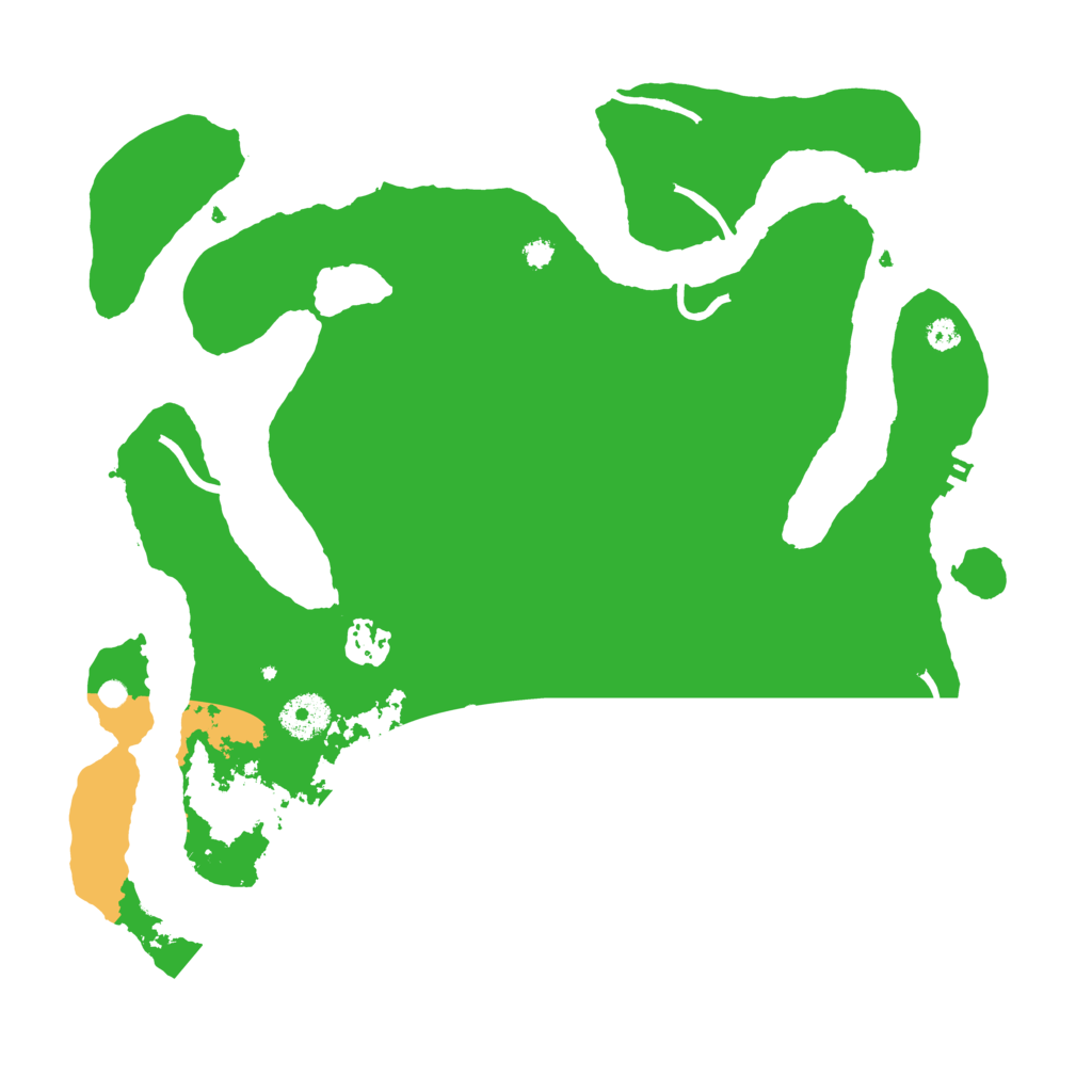 Biome Rust Map: Procedural Map, Size: 3500, Seed: 1791981