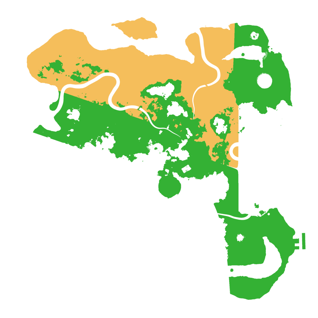 Biome Rust Map: Procedural Map, Size: 3950, Seed: 554657531