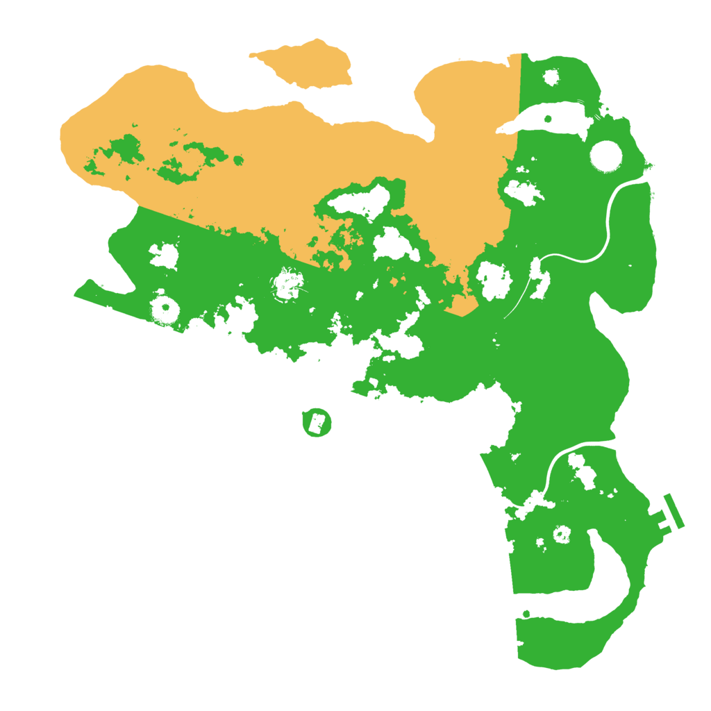 Biome Rust Map: Procedural Map, Size: 3950, Seed: 554657531