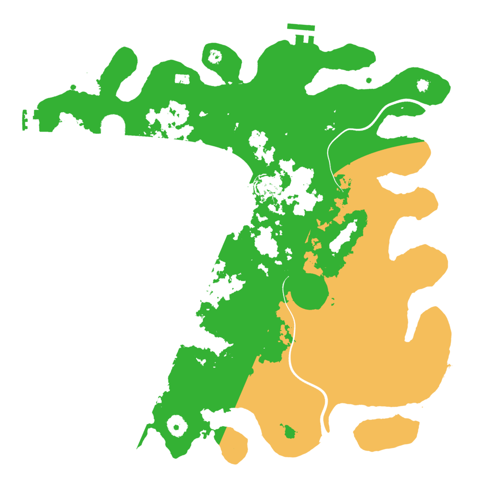 Biome Rust Map: Procedural Map, Size: 3650, Seed: 583745253