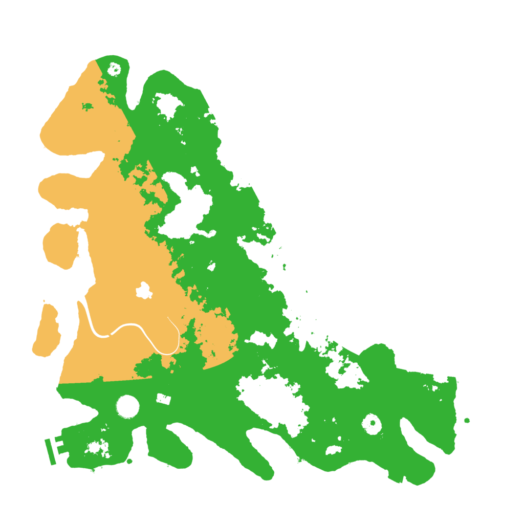 Biome Rust Map: Procedural Map, Size: 4000, Seed: 1728