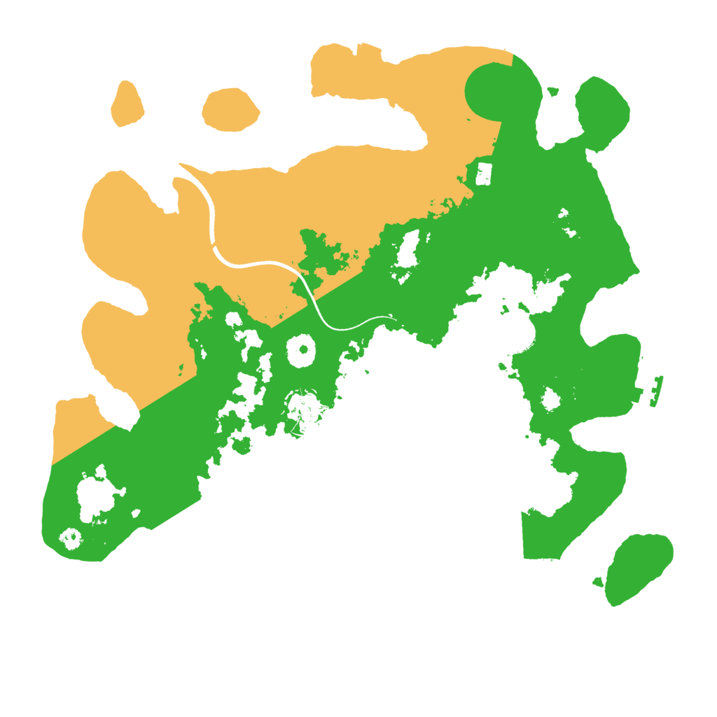 Biome Rust Map: Procedural Map, Size: 3400, Seed: 30512