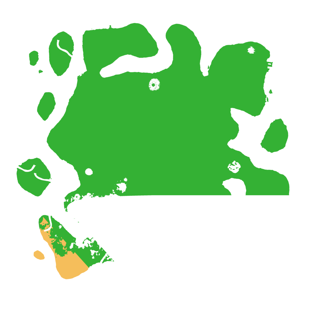 Biome Rust Map: Procedural Map, Size: 3950, Seed: 1895712551