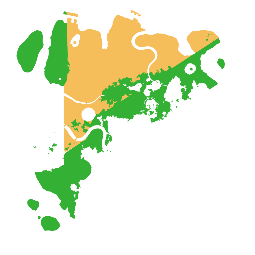 Biome Rust Map: Procedural Map, Size: 3500, Seed: 1835982423