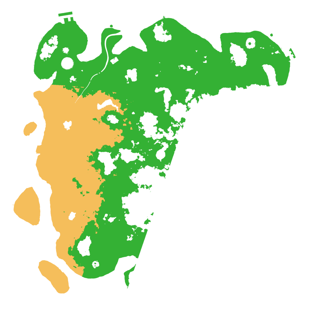 Biome Rust Map: Procedural Map, Size: 4500, Seed: 733758673