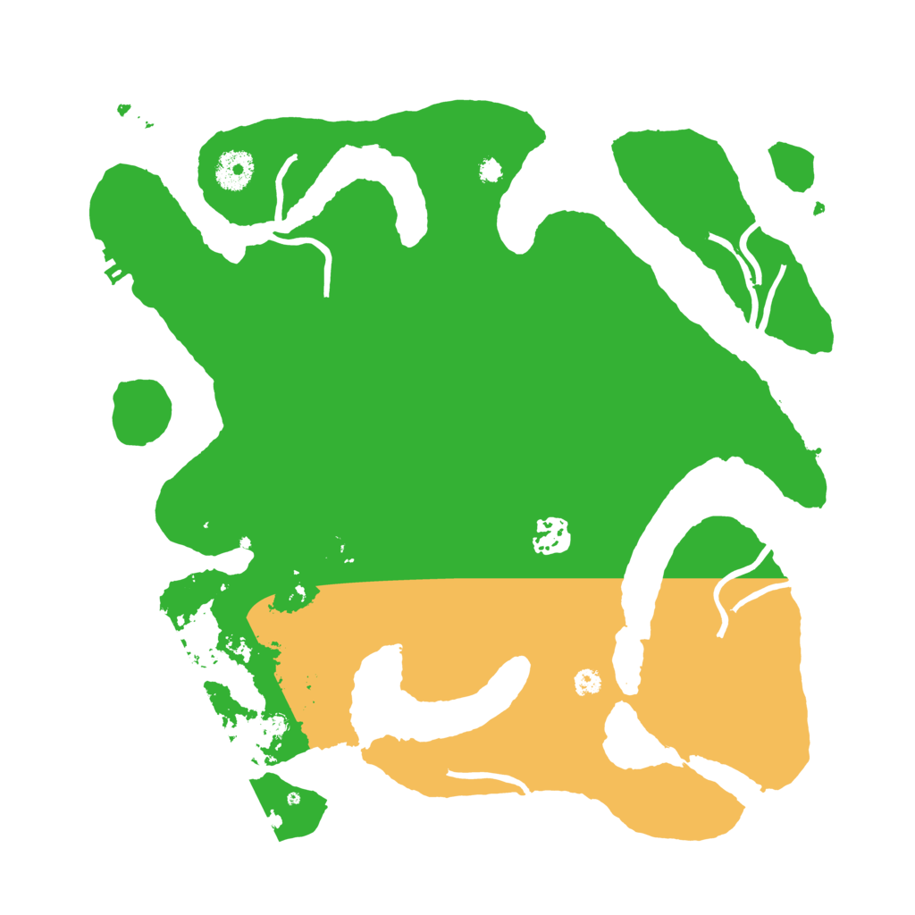 Biome Rust Map: Procedural Map, Size: 3501, Seed: 485671