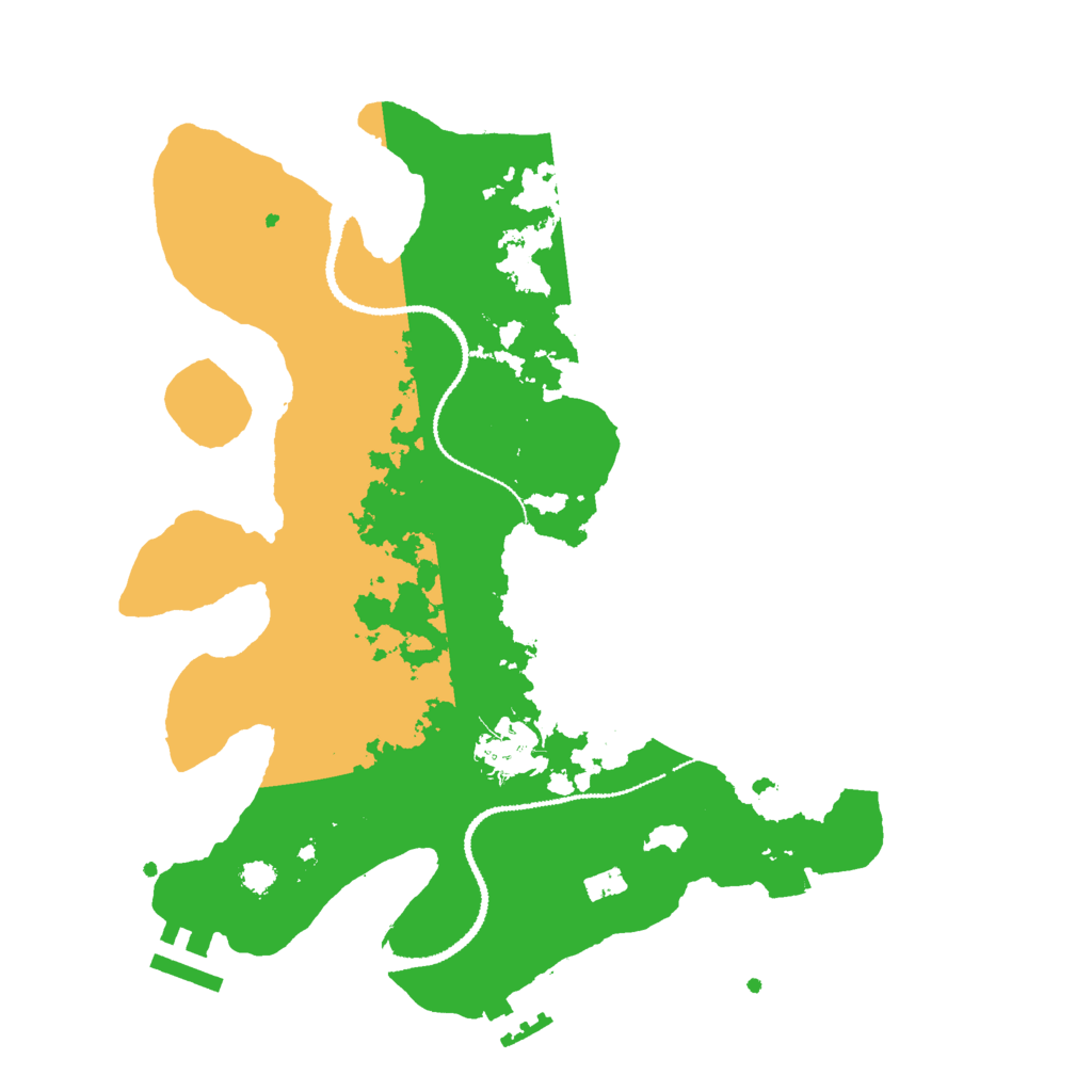 Biome Rust Map: Procedural Map, Size: 3000, Seed: 88819