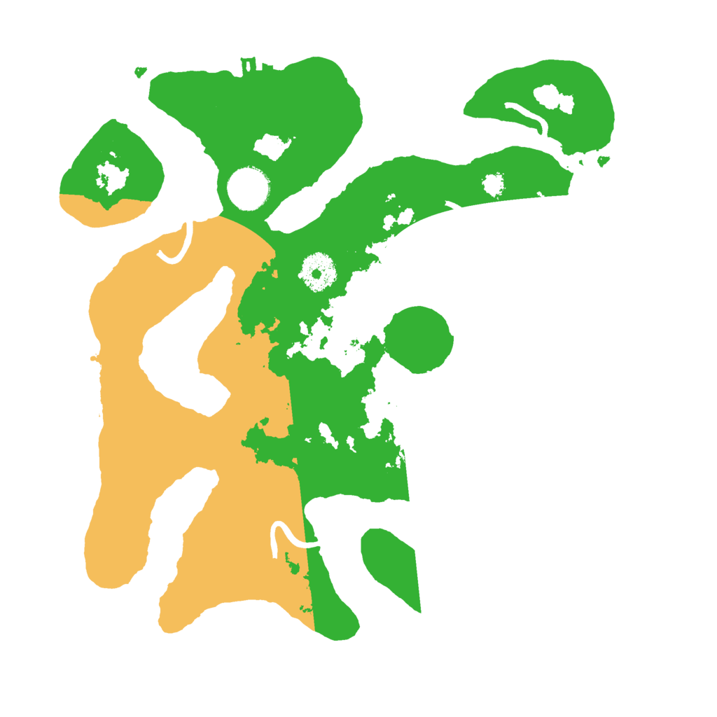 Biome Rust Map: Procedural Map, Size: 3000, Seed: 666352333