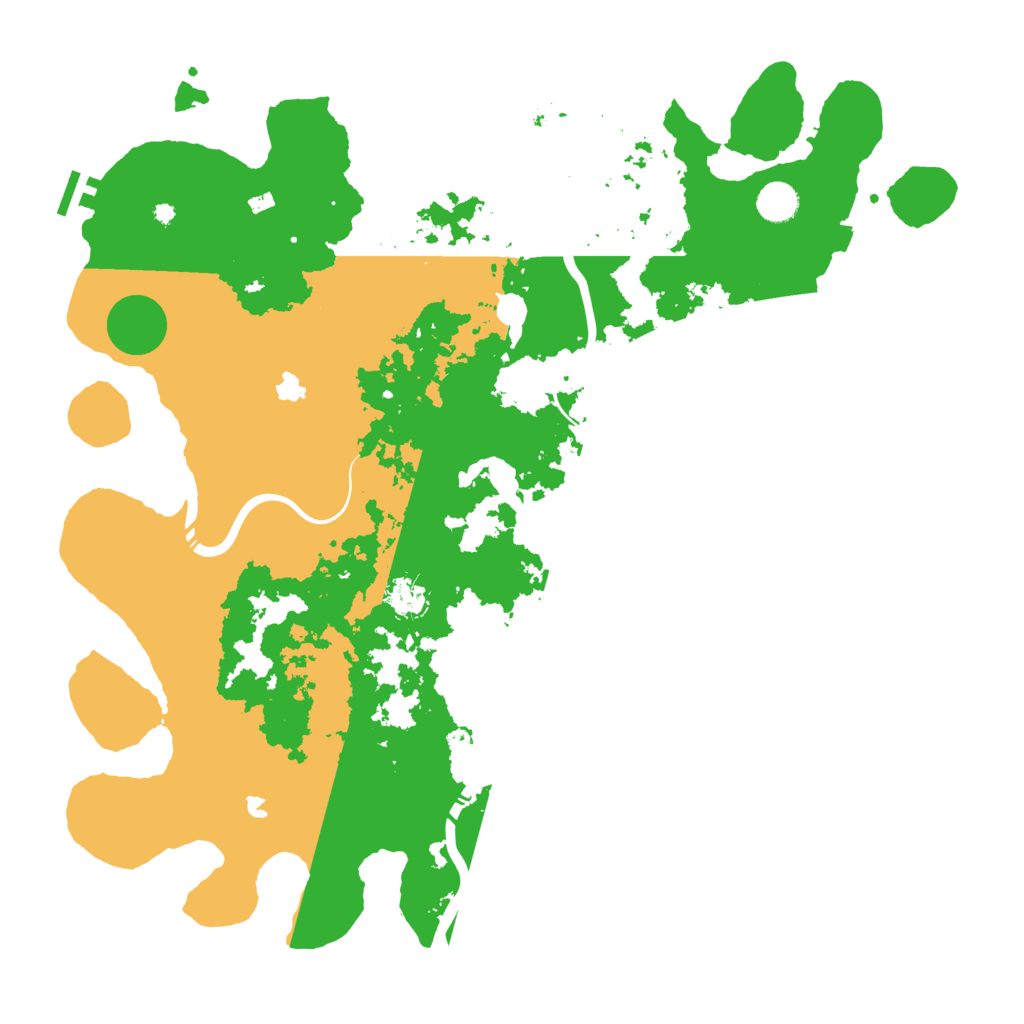 Biome Rust Map: Procedural Map, Size: 4500, Seed: 3432