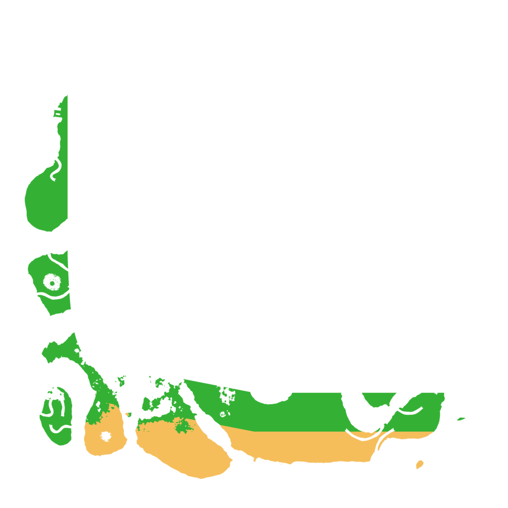 Biome Rust Map: Procedural Map, Size: 4500, Seed: 1234567891