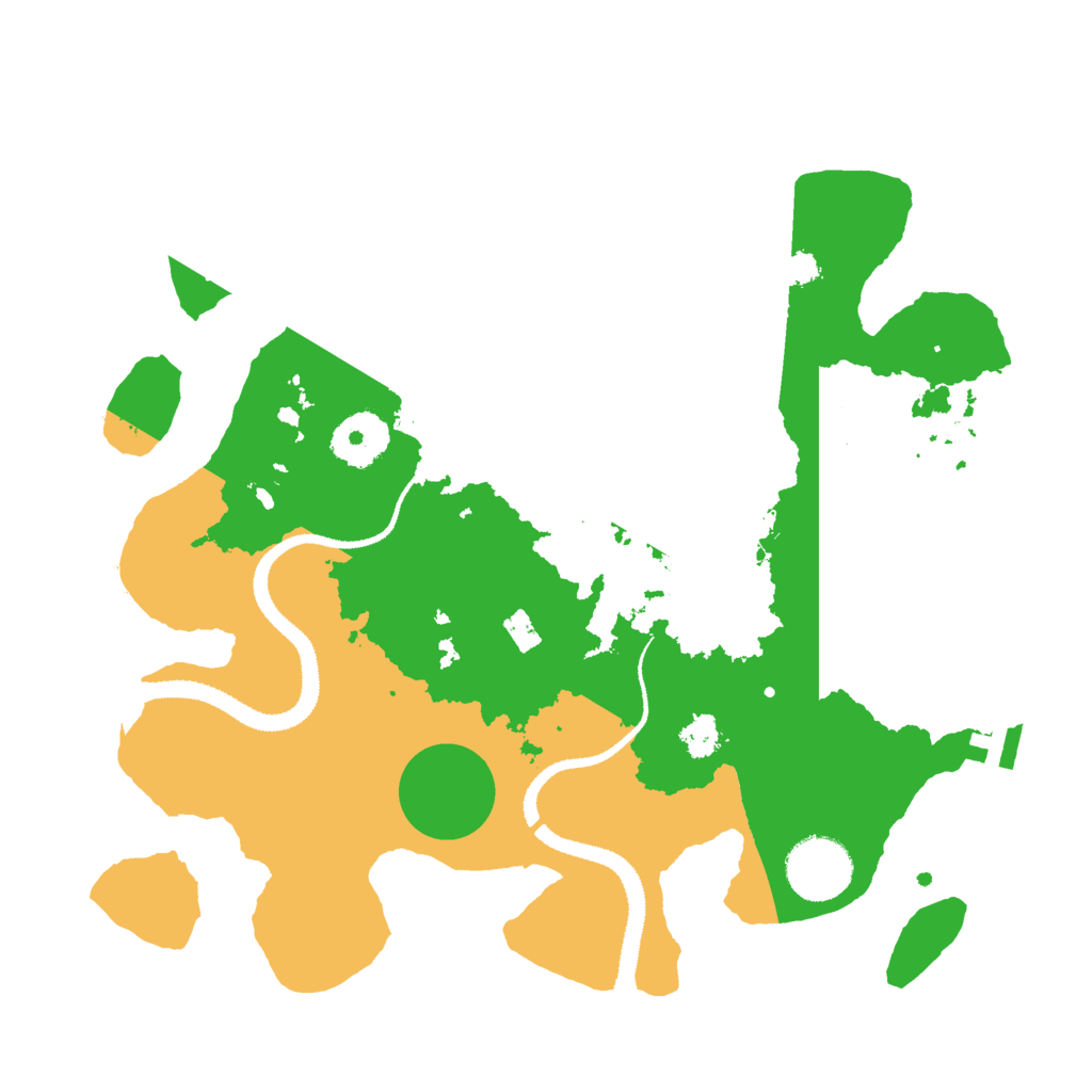 Biome Rust Map: Procedural Map, Size: 3000, Seed: 2289324