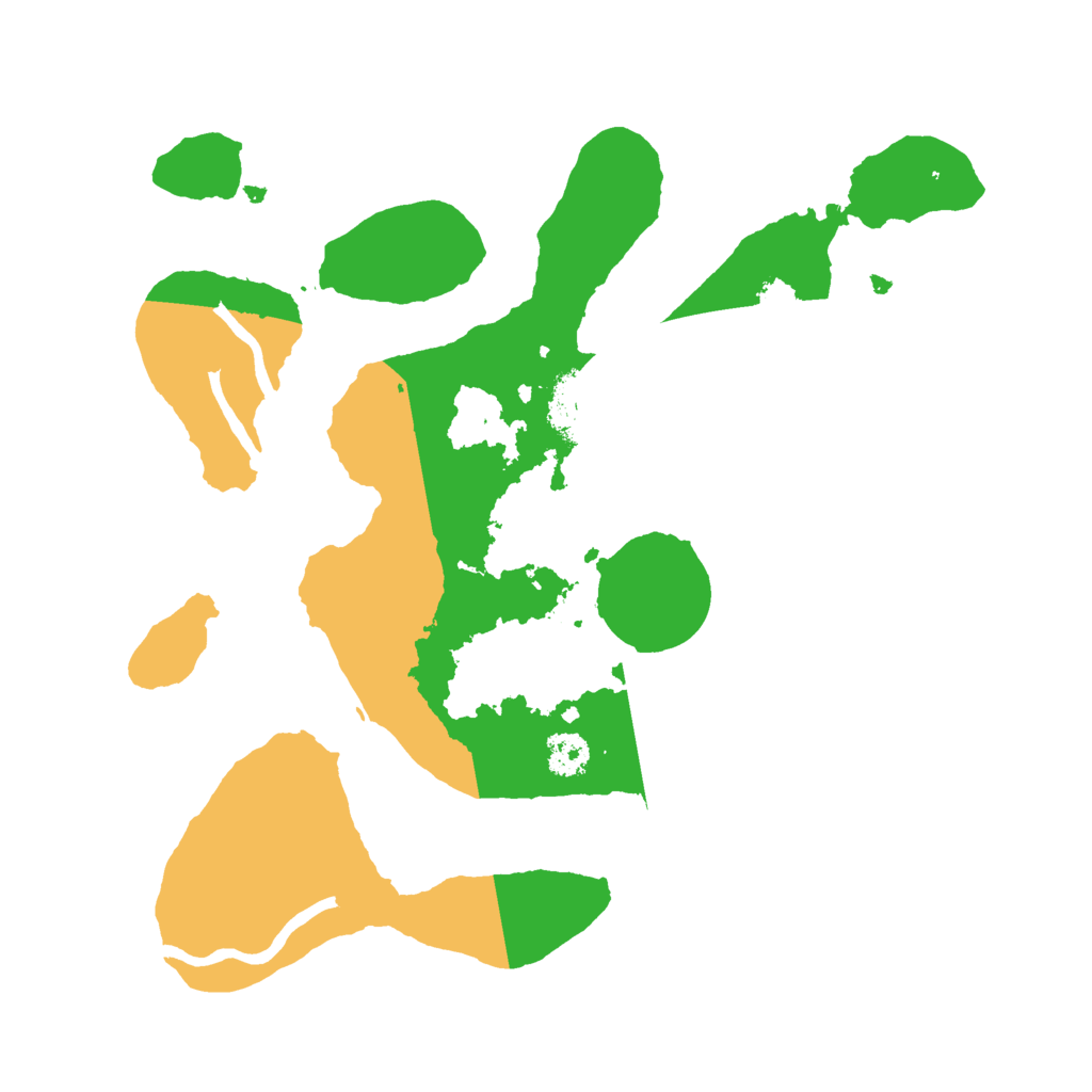 Biome Rust Map: Procedural Map, Size: 2560, Seed: 4720795