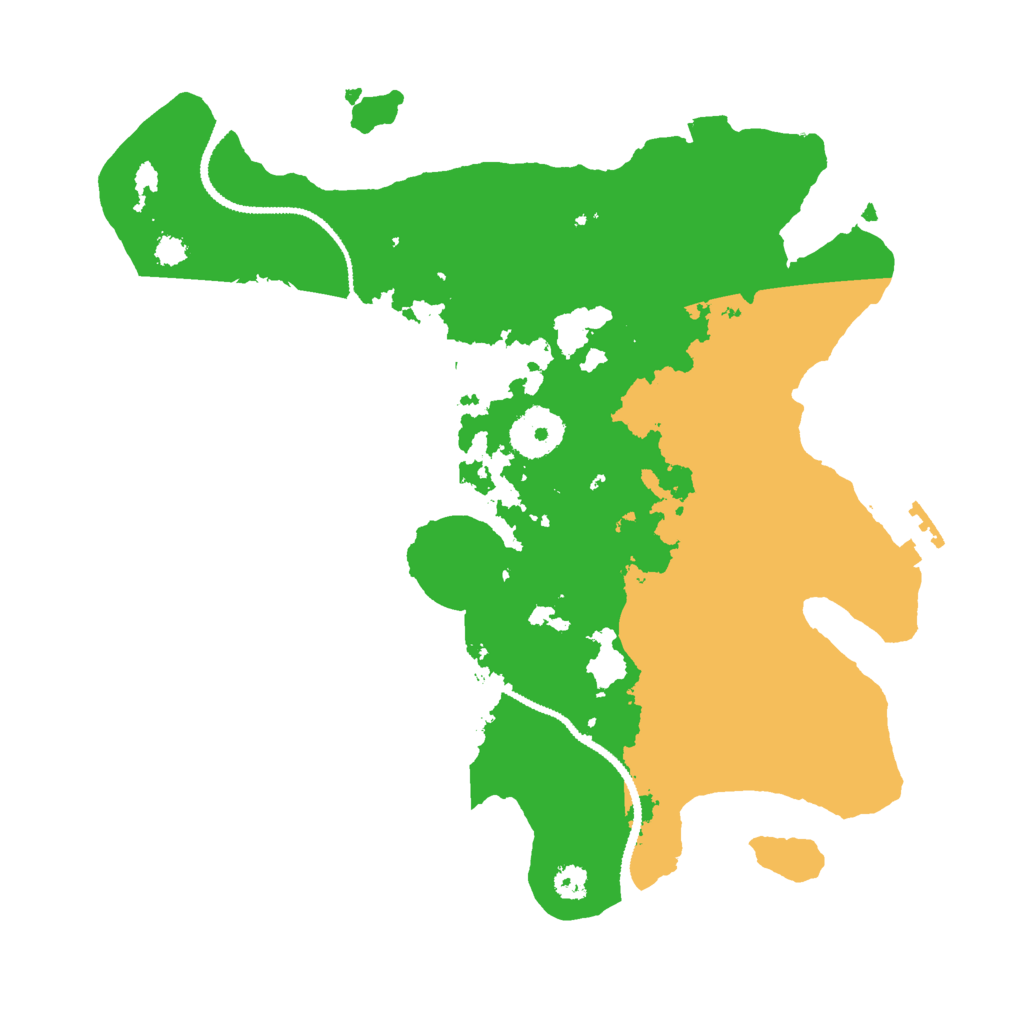 Biome Rust Map: Procedural Map, Size: 3000, Seed: 730627