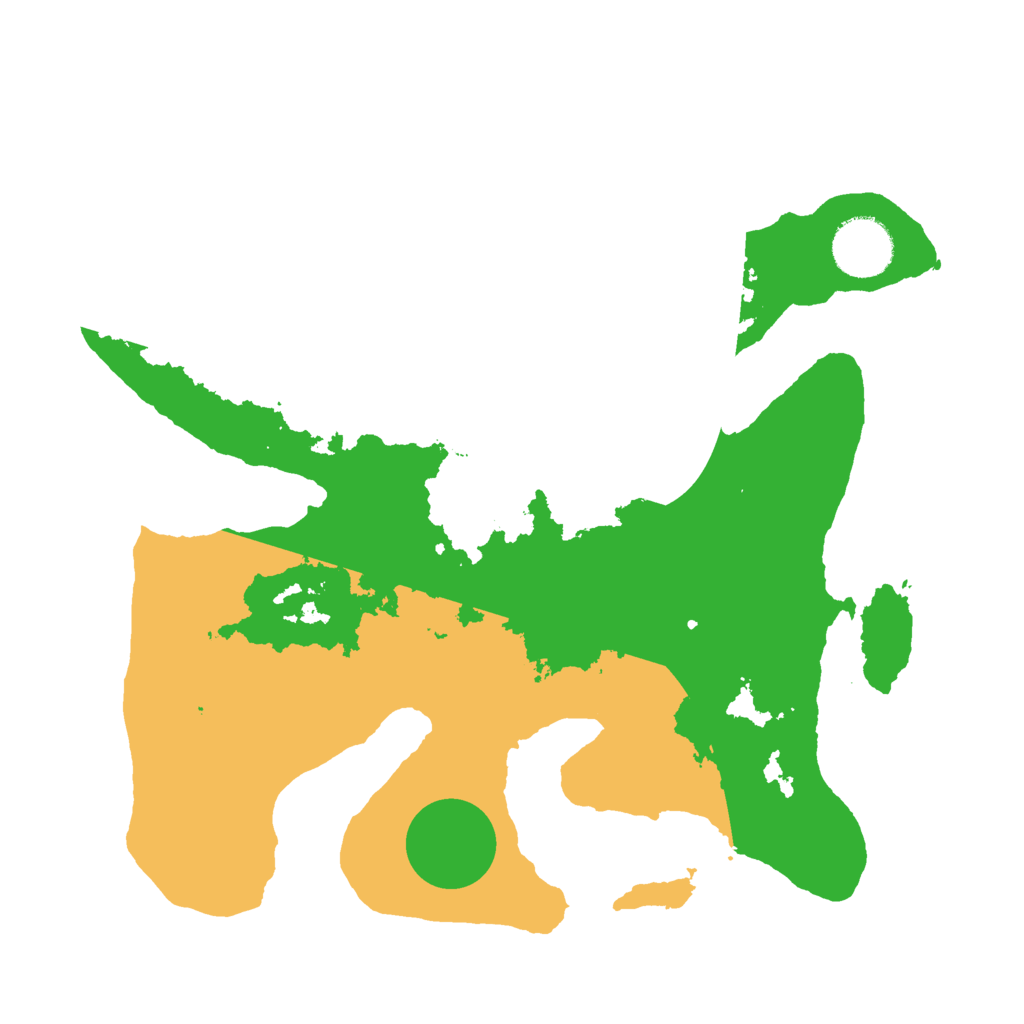 Biome Rust Map: Barren, Size: 3000, Seed: 4646464