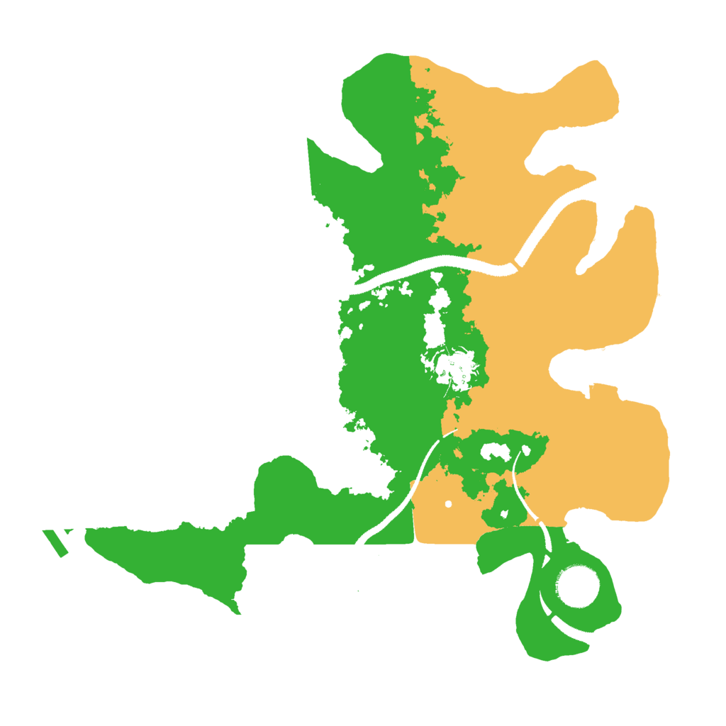 Biome Rust Map: Procedural Map, Size: 3000, Seed: 745214