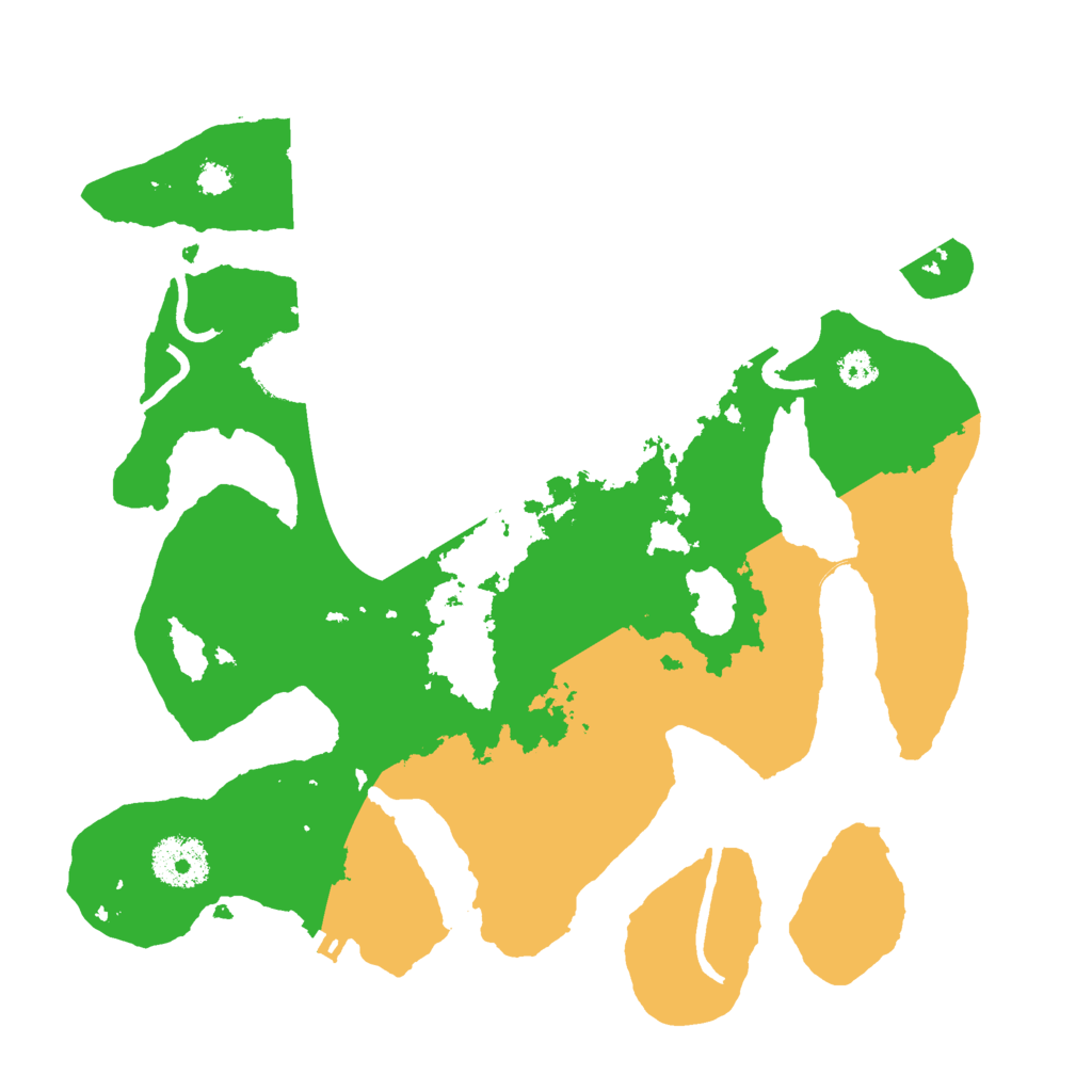 Biome Rust Map: Procedural Map, Size: 3000, Seed: 215214
