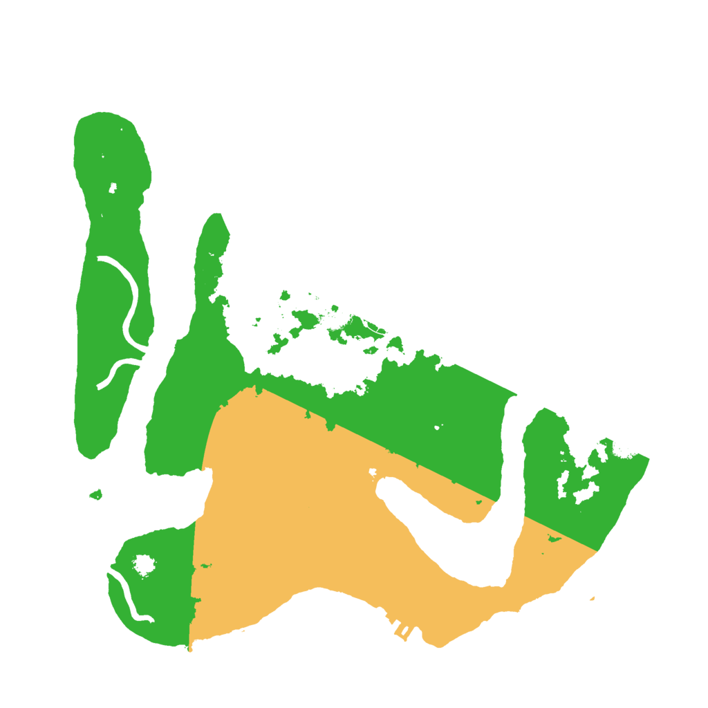 Biome Rust Map: Procedural Map, Size: 3000, Seed: 908784