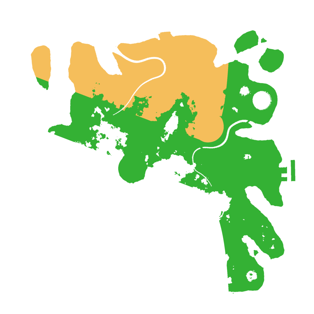 Biome Rust Map: Procedural Map, Size: 3000, Seed: 935726