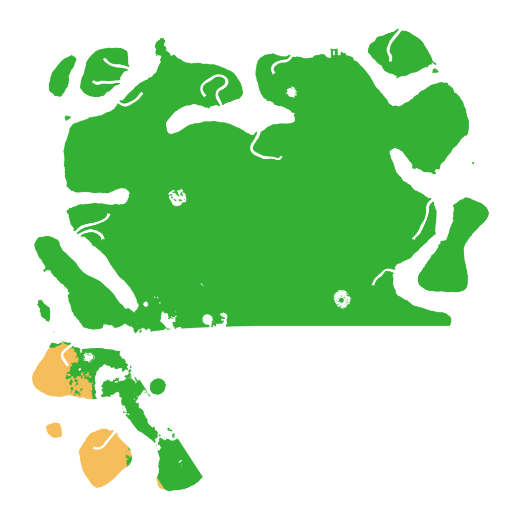 Biome Rust Map: Procedural Map, Size: 4500, Seed: 124334355