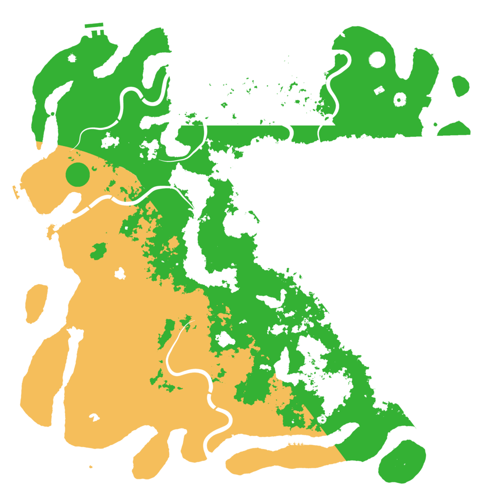 Biome Rust Map: Procedural Map, Size: 5500, Seed: 1484646421