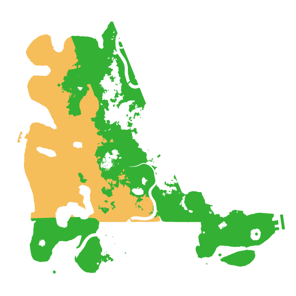 Biome Rust Map: Procedural Map, Size: 4000, Seed: 5525