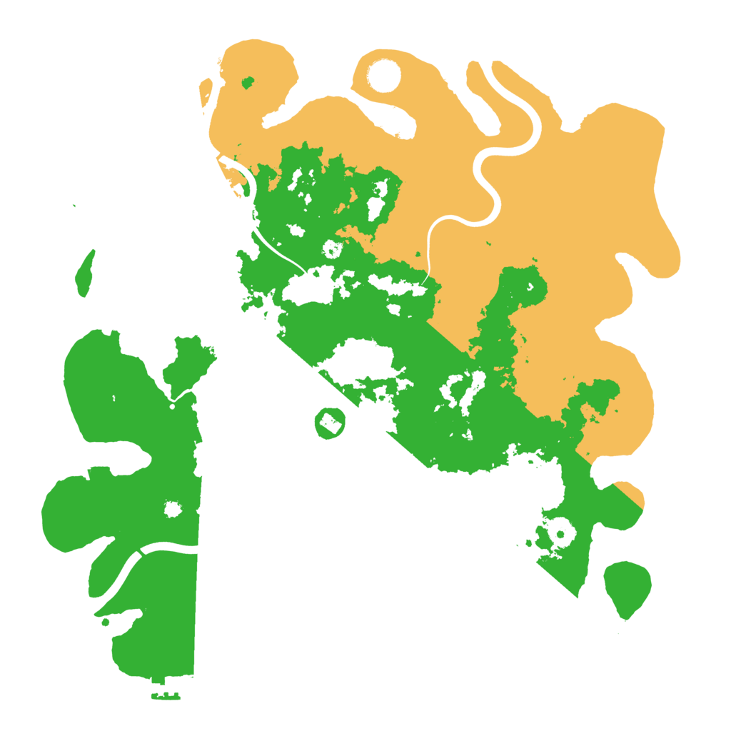 Biome Rust Map: Procedural Map, Size: 3850, Seed: 403488015