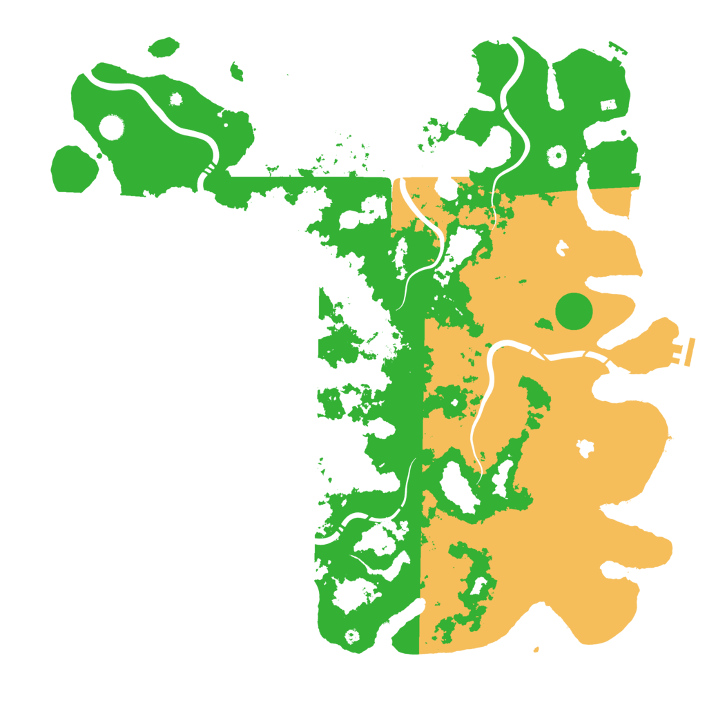 Biome Rust Map: Procedural Map, Size: 5000, Seed: 1947526498