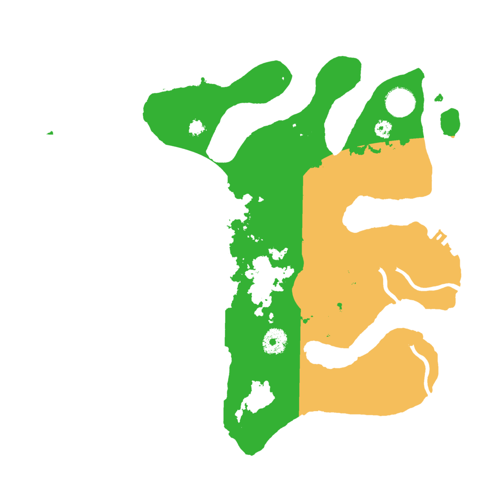 Biome Rust Map: Procedural Map, Size: 3000, Seed: 4552985