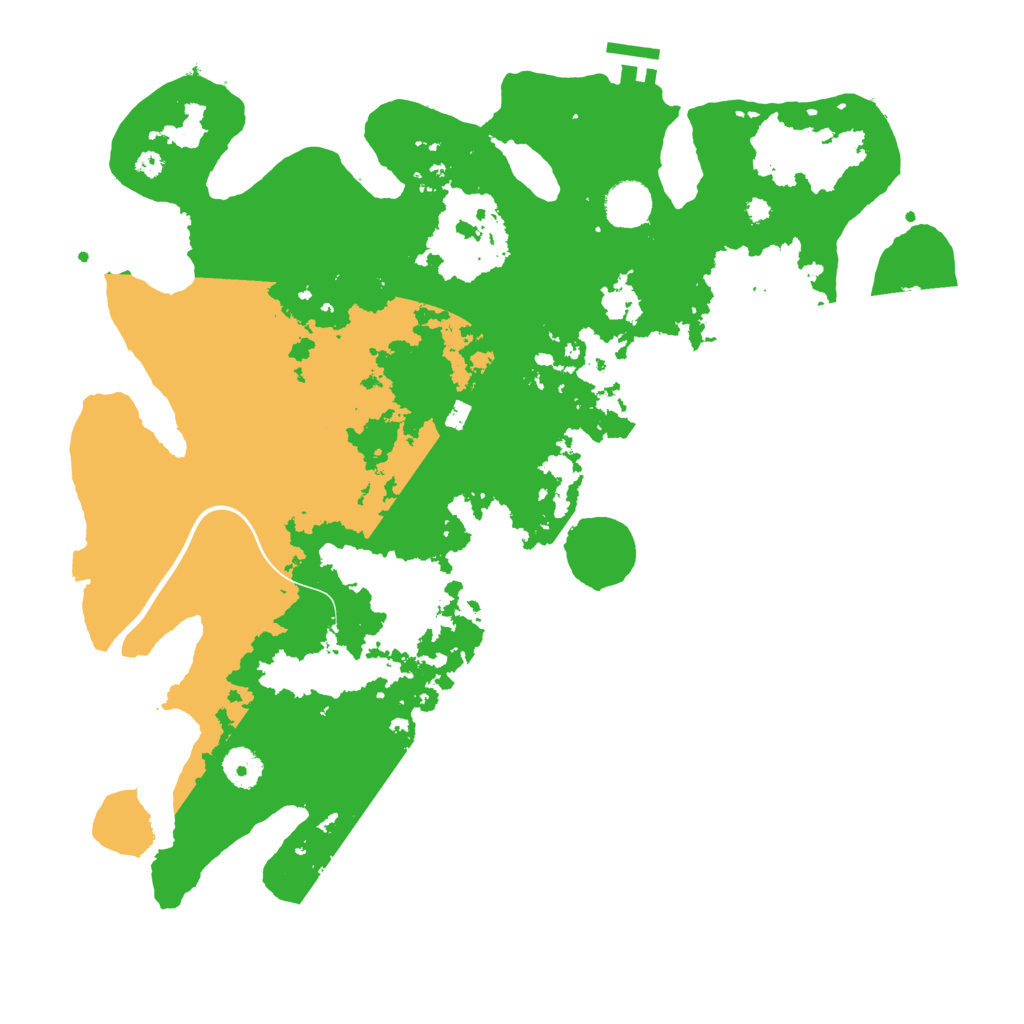 Biome Rust Map: Procedural Map, Size: 3900, Seed: 24689